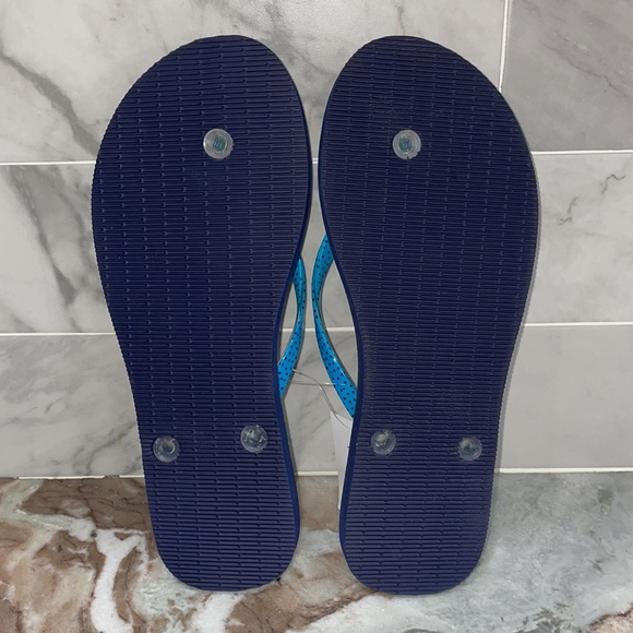 NWT Vera Bradley Flip Flops - Shore Enough - Women's Large Sz 9/10 Shells Beach - Picture 2 of 13